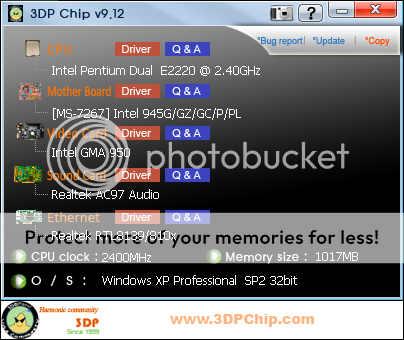 3DP Chip: Tự động tìm kiếm driver