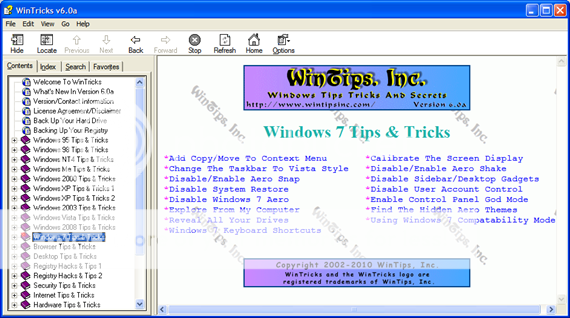Học hơn 600 thủ thuật Windows với tiện ích WinTricks