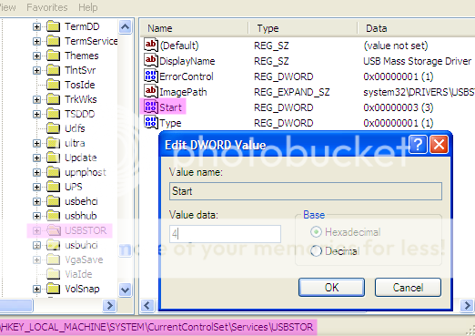 Cách khoá cổng USB
