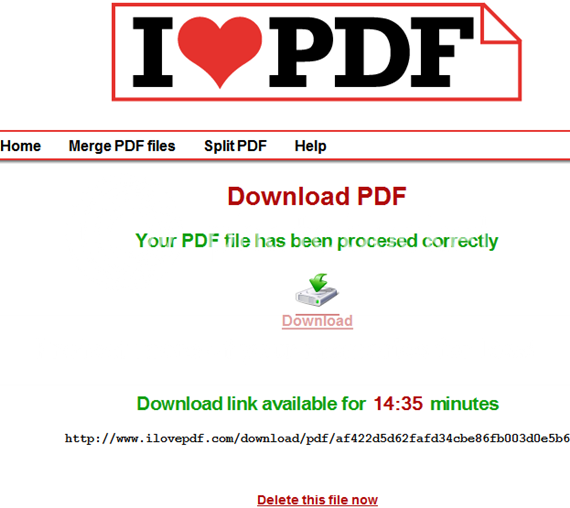 ILovePDF: Cắt và nối file PDF trực tuyến